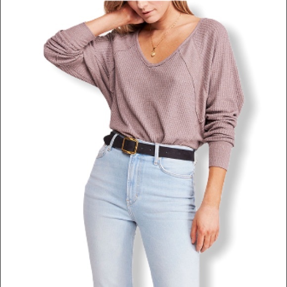 deep v neck thermal